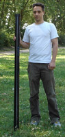 King size portable fiberglass pole